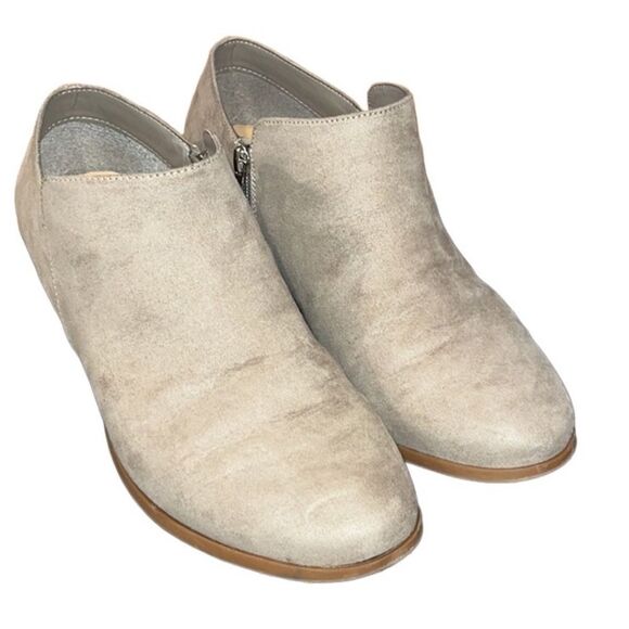 Torrid Taupe Ankle Booties Size 10WW - Picture 7 of 12